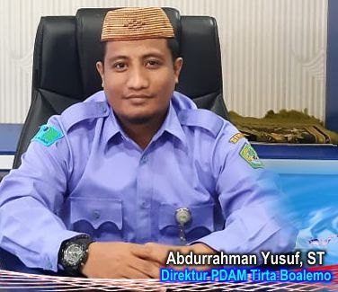 Direktur PDAM Boalemo, Abdurrahman Yusuf, ST