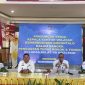 Kakanwil Kemenkumham Gorontalo, Pagar Butar Butar, menyampaikan pidato kunjungan kerja di Lapas Kelas II Boalemo. (Dok. Humas Lapas)
