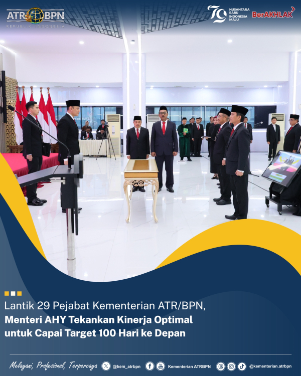 Foto: Biro Humas Kementerian ATR/BPN