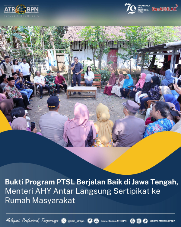 Foto: Biro Humas kementerian ATR/BPN