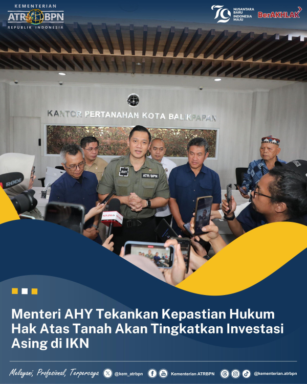 Foto: Humas Kementerian ATR/BPN