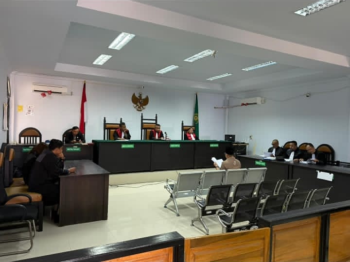 Hamim Pou di Pengadilan Tindak Pidana Korupsi (Tipikor) Gorontalo, Kamis (17/7/2025). Foto: istimewa.