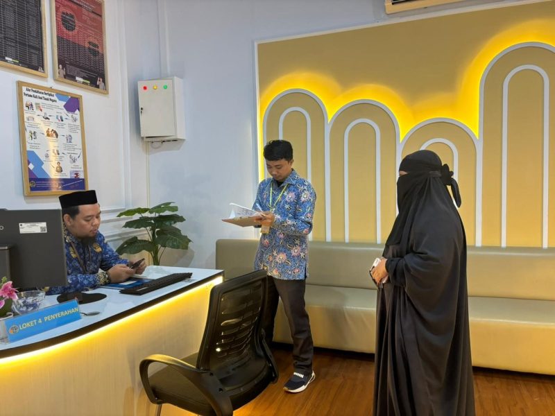 kunjungan dari Perwakilan Ombudsman Republik Indonesia Provinsi Gorontalo dalam rangka pelaksanaan penilaian terhadap penyelenggaraan pelayanan publik di lingkungan Kementerian ATR/BPN. (foto:ist)